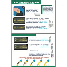 JSP 4 JSP Gold Metal Test 14K 18K Acid Karat Testing Solution Jewelry Tester Metals