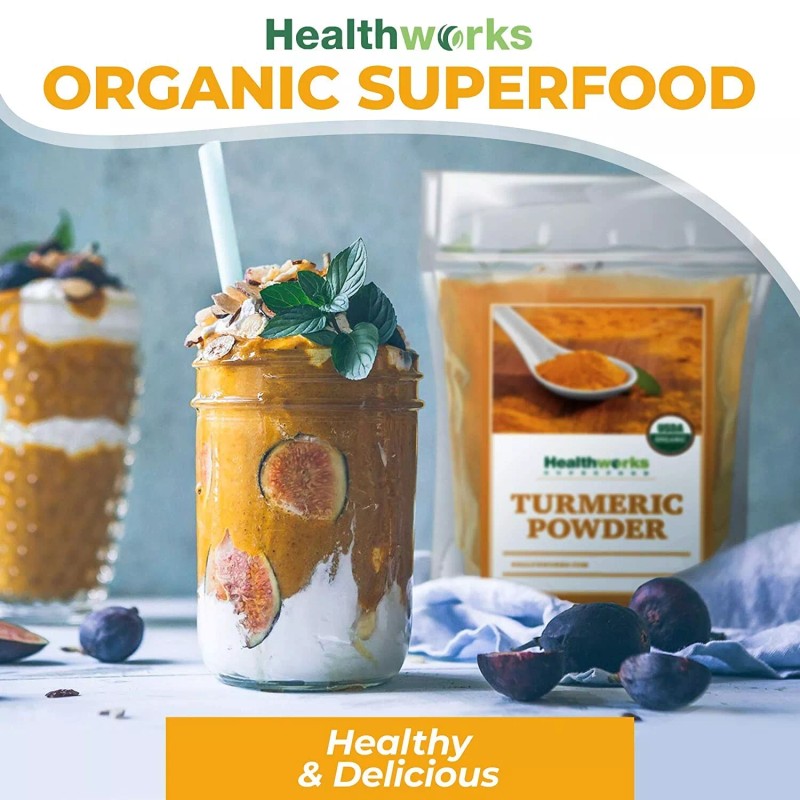 Organic Turmeric Powder Polvo Orgánico de Cúrcuma - Curcuma Organica