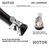 WOTOR Champagne&Wine Bottle Stoppers Stainless Steel with Food Grade Silicone,