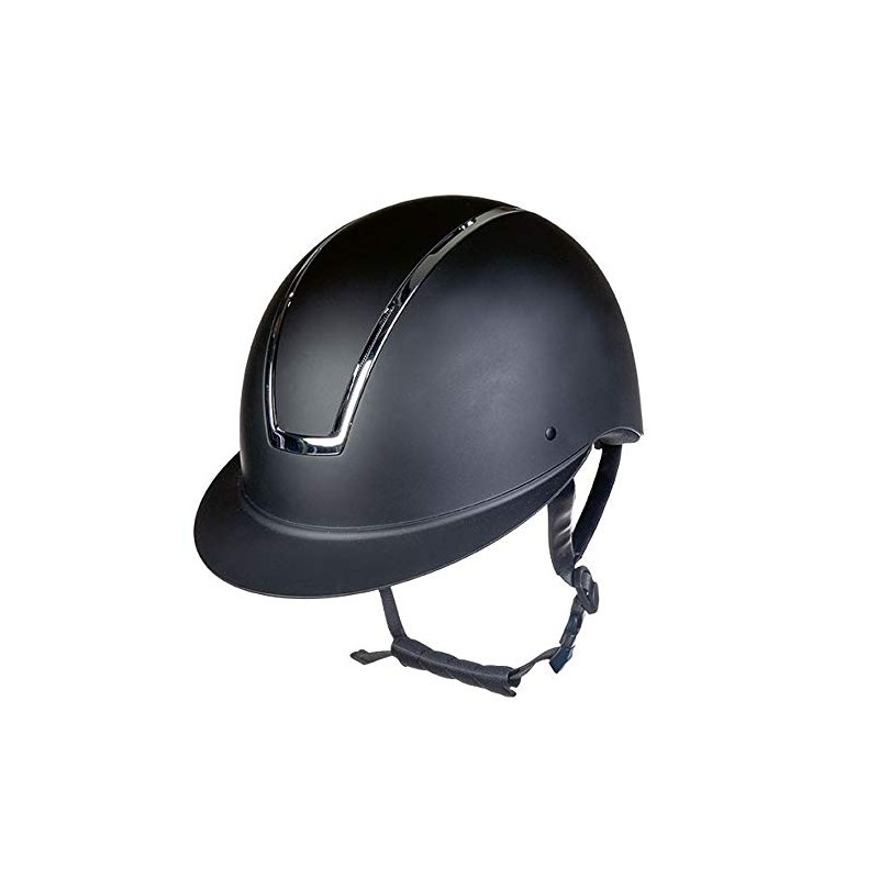 HKM Lady Shield Riding Helmets 9179 Black/Shiny Silver M =