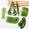 Healifty 1 Set 10pcs Gua Sha Massage Board Scalp Comb