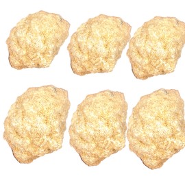 Premium Quartz Geode Set to Break Yourself I Closed I Lucky Geodes I Party Fun I Break Your Own | Magnificent White Crystals (XXL 6 cm 6 Pieces)