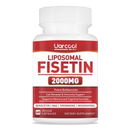 Uarcool Fisetin 2000 Mg Cpsulas Vegetales Sin Soja                                                                                                    