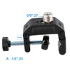 CAMVATE C-Shape Clamp with 1/4 x 12 Screw Holes &