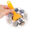 DOITOOL 8Pcs Non-Slip Bathtub Stickers Durable Sturdy Premium Stone Pattern