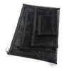 4 x Black See Through Mesh Exam Pencil Case Plastic