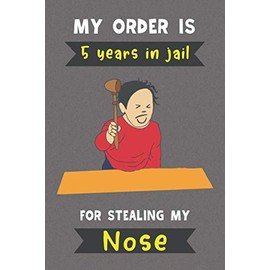 My order is: New judge appreciation notebook with funny cover
