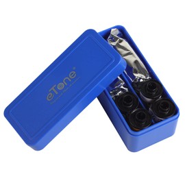 eTone Hard Plastic Film Storage Box Case for 120 135 220 35 mm Film Mix Colour Hard Plastic Film Storage Box Case Container (Blue)