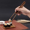 HuaLan Japanese Natural Wood Chopsticks Set, Reusable Classic Style Chopsticks