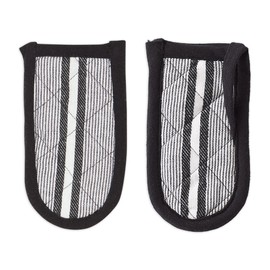 DII Double Strip Chef Kitchen Cooking & Baking Collection, Pan Handle Set, 6x3, Dark Green, 3 Piece