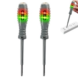 2Pcs Electrical Circuit Tester Pens - 2-in-1 High Torque Strong Magnetic Screwdriver Electricity Detector, Magnetic Screwdriver Heads, Portable Voltage Tester Screwdriver Set