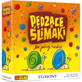 Pędzące ślimaki Polska Gra Planszowa Towarzyska Imprezowa Rodzinna Board Game Po Polsku Egmont