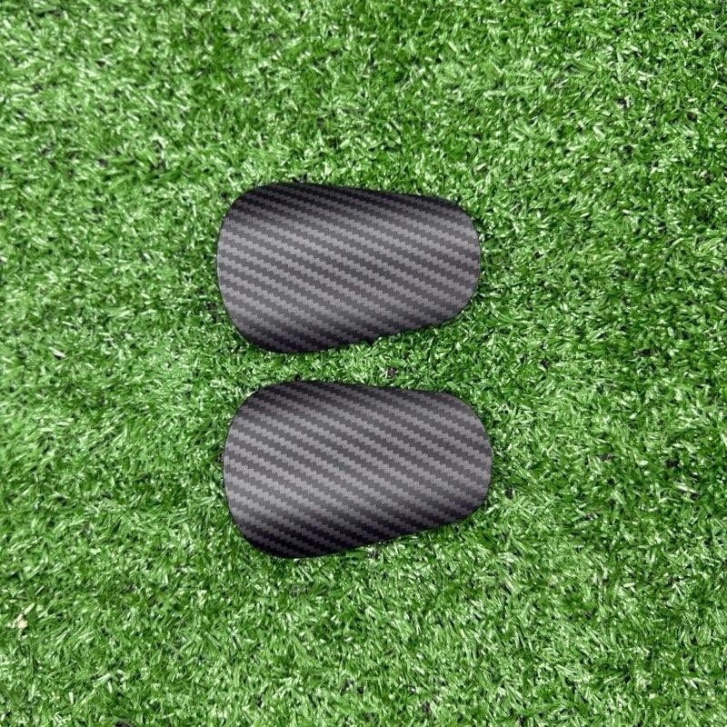 Mini shinguards by custom grips - Color: Black mini shinguards