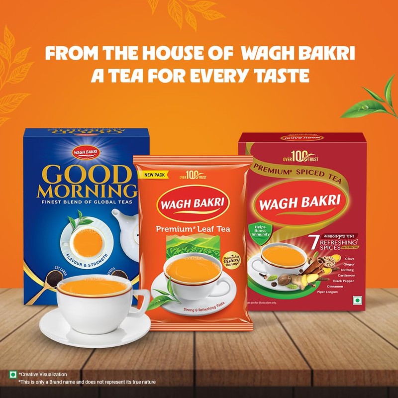 Wagh Bakri Leaf Tea Poly Pack 500G