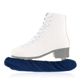 HJSSAA Ice Skate Blade Covers,Skate Guards for Ice Skates,1 Pair Skate Covers,Figure Skates and Ice Skates,Skating Soakers Cover Blades for Kids Youth Adult (Blau, S)