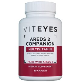 Viteyes Classic AREDS 2 Companion Multivitamin Supplement, Comprehensive Multivitamin Formula for AREDS 2 Users, 30 Capsules, Companion Caplet