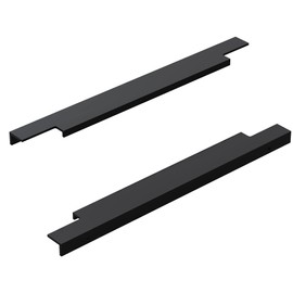 Dowell 3063 10 Black Aluminum Cabinet Pull Handle Length 5-7/8"-35-7/8" (14-7/8")