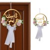 Graceful European Artificial Flower Wreath for Door Hanging for Various