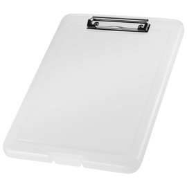 helit H2532010 Clipboard DIN A4 the Clip White Translucent Clipboard Drawing Board