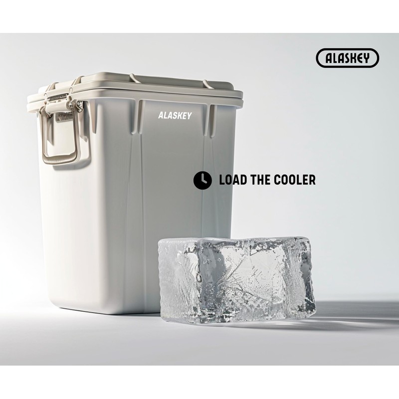 Alaskey® Giant Ice Block Mold 12 lbs With Lid (2-Pack)