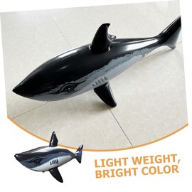 KOMBIUDA Lightweight Inflatable Shark Toy for Boys and Girls Pool Water Play Party Decoration Made
