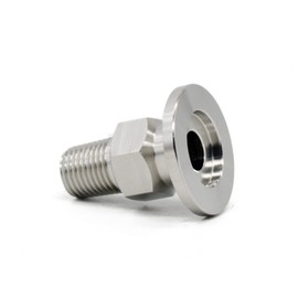 QMINOX SS304 KF16 NPT Male Adaptor thread 1/4" NW16 KF Male coupling ISO-KF16 X NPT 1/4"