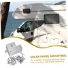 Zerodeko 8pcs Solar Panel Mounting Z Bracket Kit Lightweight Aluminum