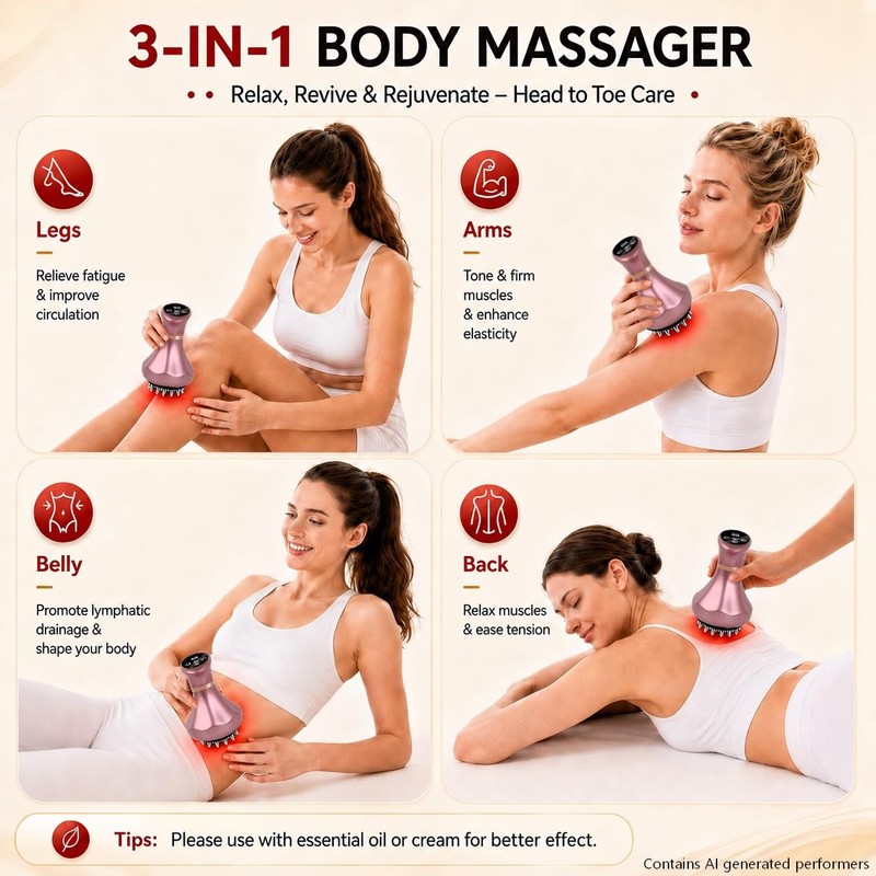 4-in-1 Lymphatic Drainage Massager