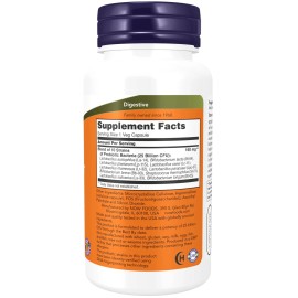 NOW Probiotic 10 Supplement 100 Count 10 Strains 25 Billion CFU Healthy Diges...