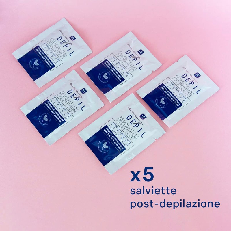 Easy Depil KIT DI 40 STRISCE DEPILATORIE CORPO (Gambe, Parti