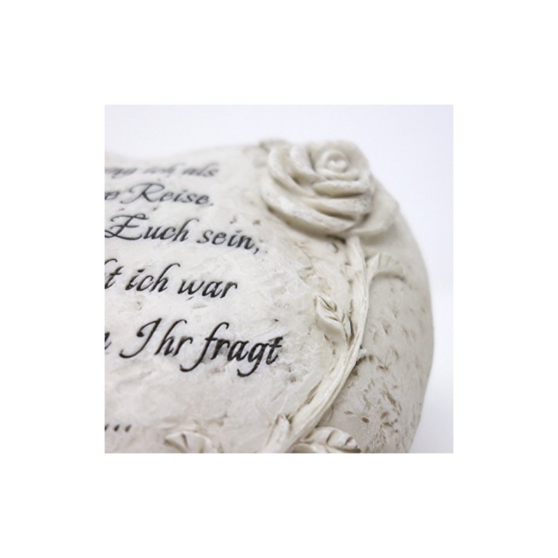 Trauer-Shop Grave ornament heart star children. Still und leise ging