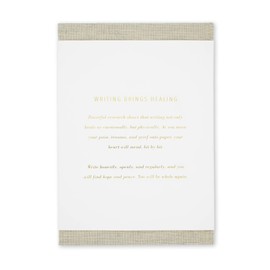 Promptly Journals, My Fertility Journal: A Healing Journey (Wheat Brown, Linen) | Infertility Journal | Grief Journal for Infertility | Infertility Self-Care Journal