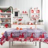 Svalor Christmas Table Cloth,180 x 150 cm Large Christmas Tablecloths,Washable