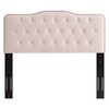 Modway MOD-6410-PNK Sophia Tufted Performance Velvet Full/Queen Headboard, Pink