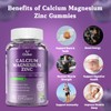 OALSE Calcium Magnesium Zinc Gummies with Vitamin D3 & K2-High