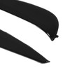 Gloss Black Front Bumper Fog Grille Ari Vent Cover Trims