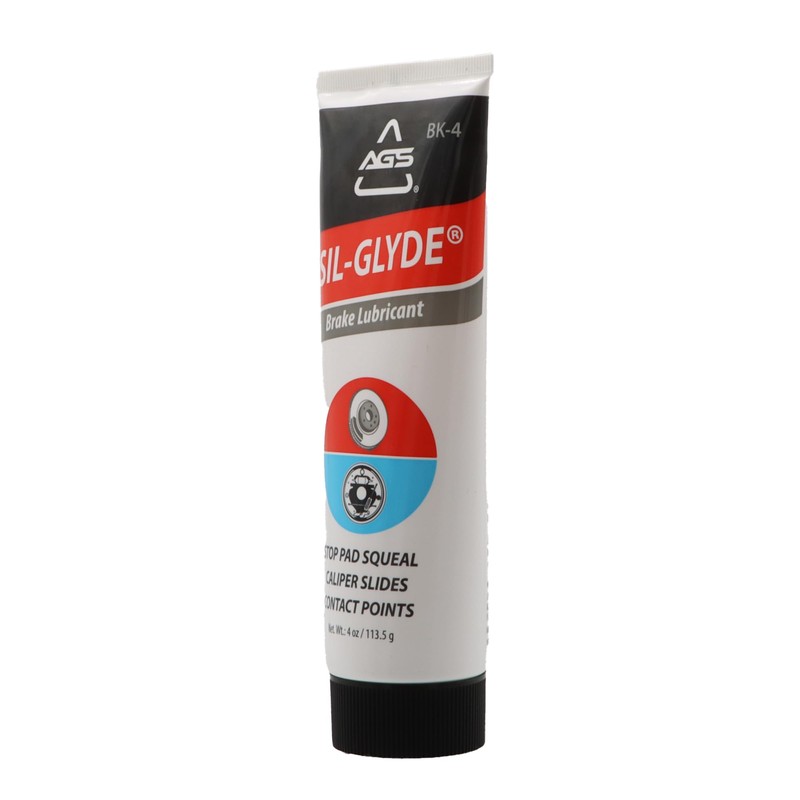 AGS SIL-Glyde 4 oz Tube Silicone Based Brake Assembly Lubricant