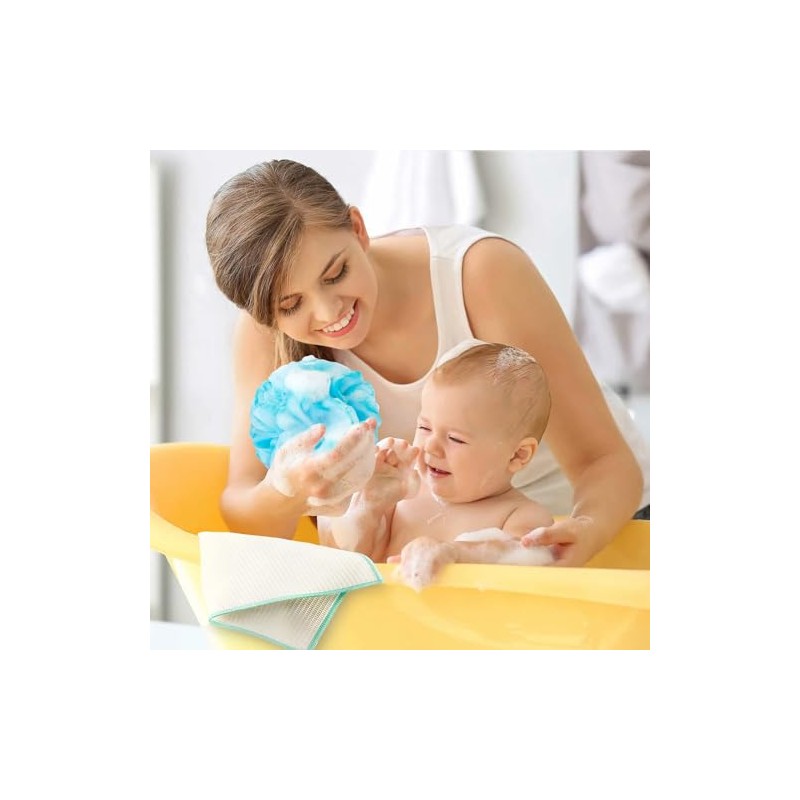 Farmoga Esponja Lufa Baño Ducha Malla Suave Exfoliante Bola Esponjas