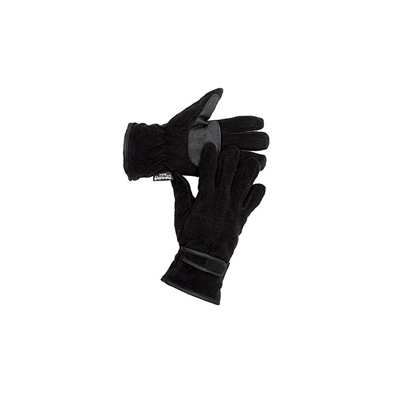 Men's Thermal Fleece Thinsulate Lined Gloves with Palm Grip-M/L