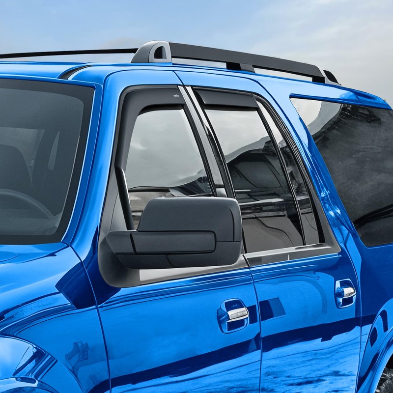 Goodyear Shatterproof in-Channel Window Deflectors for Ford Expedition 2007-2017, Rain