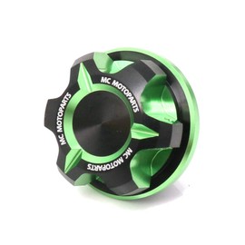 MC MOTOPARTS T-Axis Green CNC Oil Filler Cap Compatible with 1199 1299 Panigale S Diavel Carbon XDiavel S 848 Monster 821