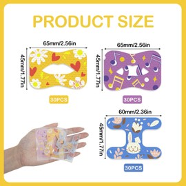 Mundband zum Schlafen 90 Stück – Sanfte Anti-Schnarch-Streifen in 3 Formen, Hypoallergener medizinischer Kleber, Unterstützung der Nasenatmung, für besseren Schlaf bei Erwachsenen und Kindern