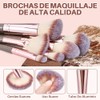 Lukovee Set de Brochas para Maquillaje Profesional, 56 Piezas Brochas