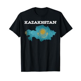 Kazakhstan T-Shirt Patriotic Heritage Eagle Kazakh Flag Gift Women Kids Men T-Shirt