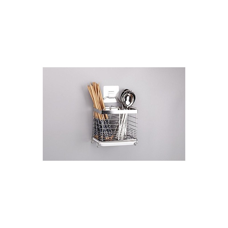 Kitchen Utensils Drying Rack 304 Stainless Steel Square Spoon Knife