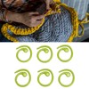 50PCS Metal Stitch Markers Spiral Markers Multifunctional Crochet Locking Hooks
