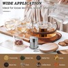 Yoassi Tea Infusers for Loose Tea, 2 Pack Extra Fine