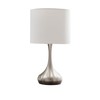 Kings Brand 24"H Traditional Brushed Nickel Finish Metal Table Lamps