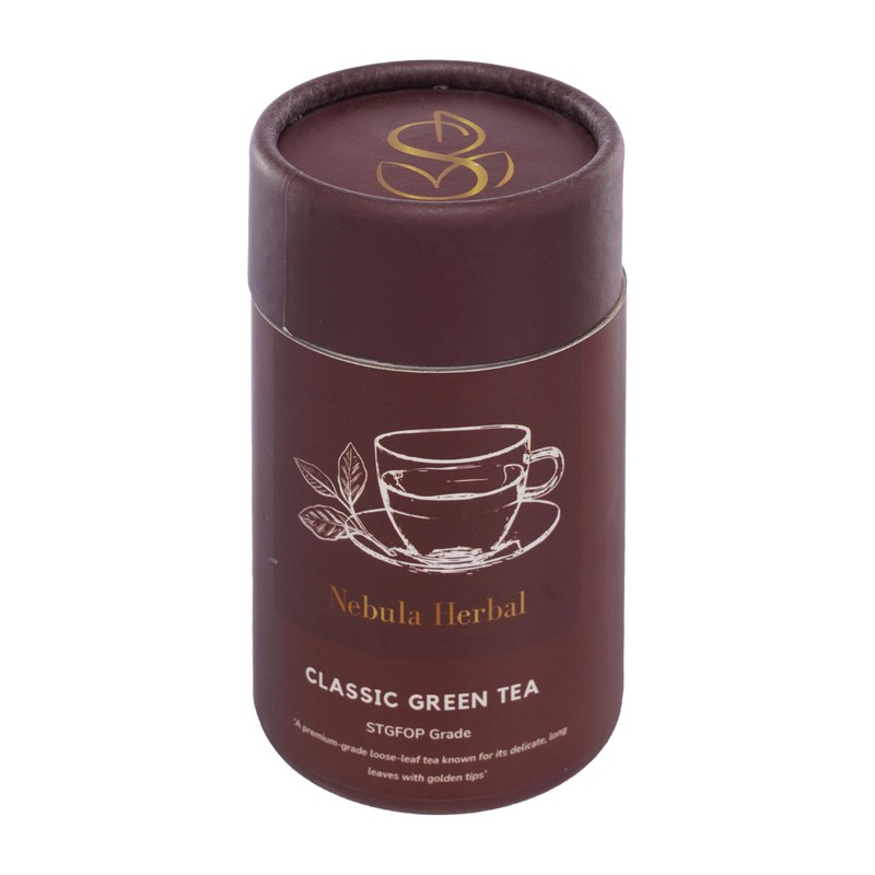 Green Tea eco-friendly Box, 25 tea bags- Luxurious Packaging for