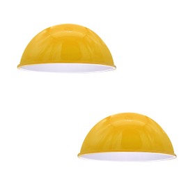 LEDSONE Easy Fit Light Shade, Vintage 2 Pack of Metal 21cm Dome Shaped Ceiling Light Shade Pendant Light Lampshade for Living Rooms bedrooms Kitchen Dining Room Restaurant Cafe